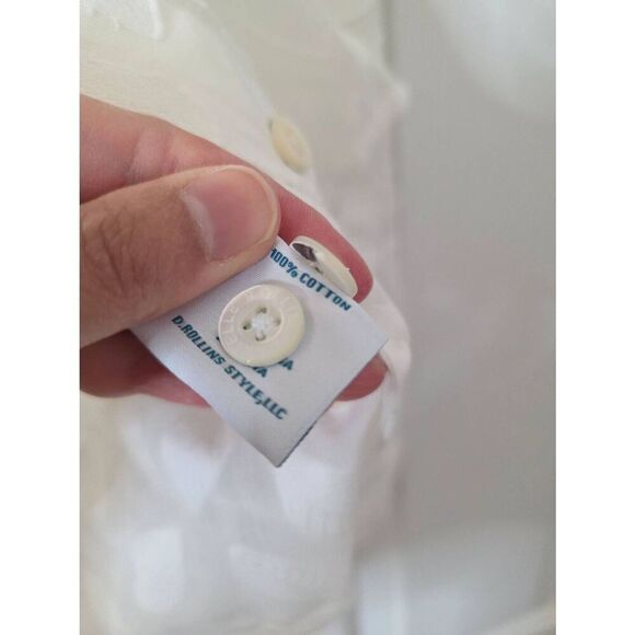 Danielle rollins Elsie Shirt in Fil Coupe $396 Sz S - Picture 10 of 11